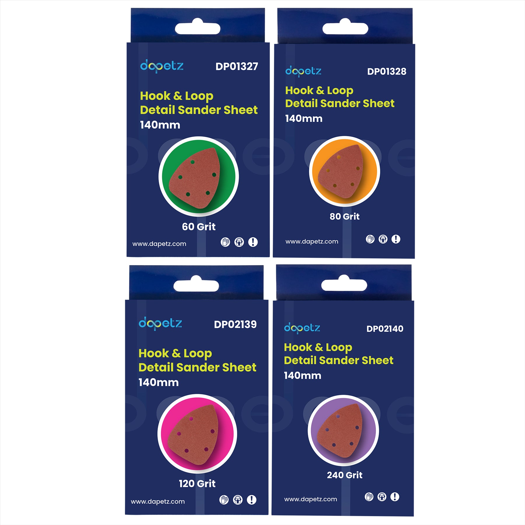 40 Mouse Sanding Sheets To Fit Black And Decker Detail Palm Sander All Grades - Image 8