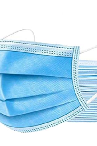 50 3-Ply Disposable Face Masks