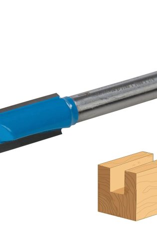 1/4" Shank Straight Metric Router Bits