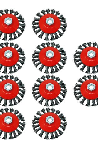 4" Twist Knot Wire Brush