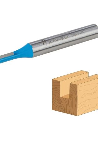 1/4" Shank Straight Metric