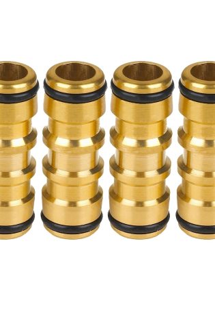 4x Solid 1/2" Brass Quick Connect