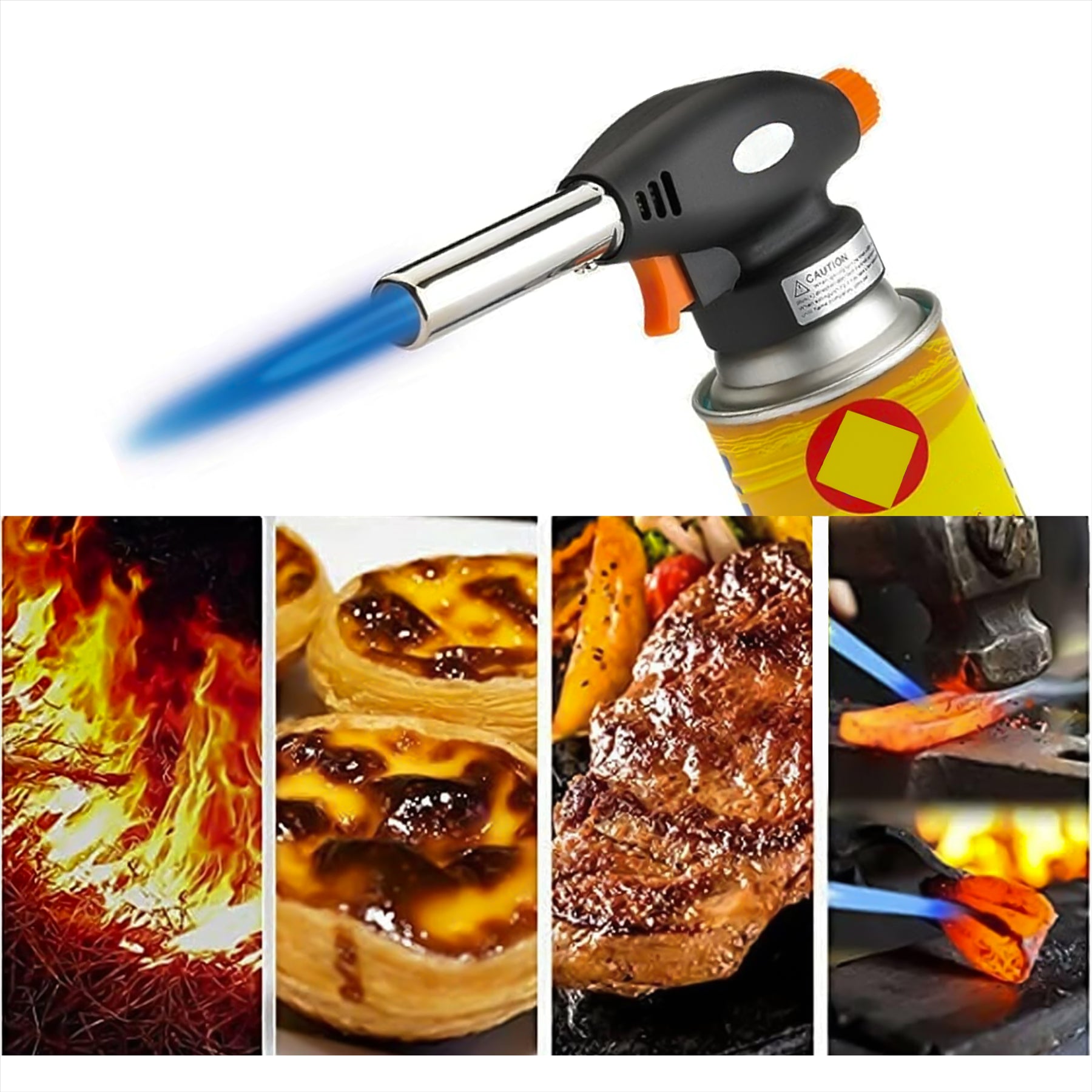 Blow Torch Burner Welding Auto Ignition Soldering BBQ Flame Thrower MultiPurpose - Image 3