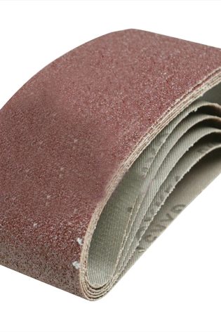 5x Sanding Belts 75mm X 457mm
