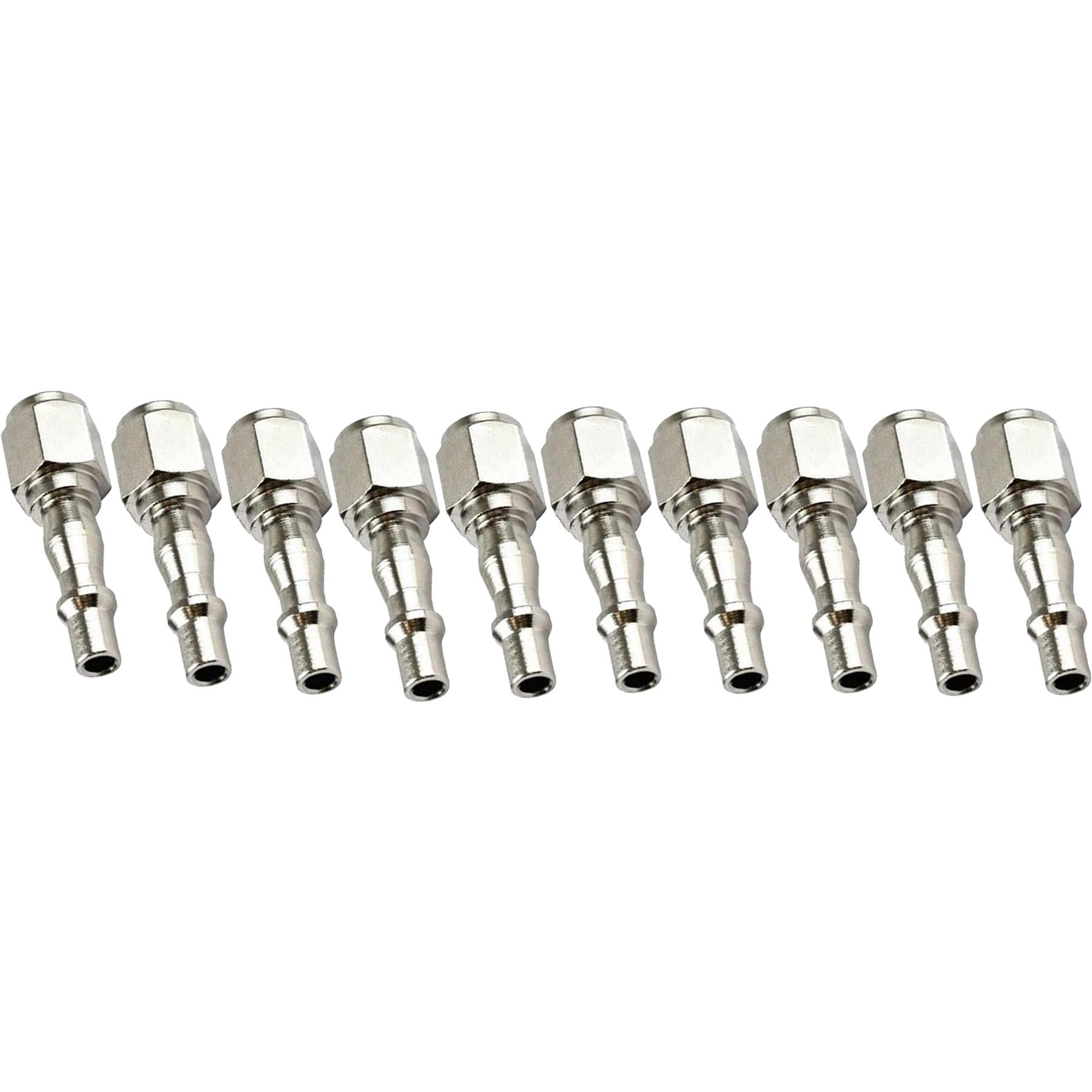 Air Line Hose Fitting Connector Female 1/4" Thread Bayonet For PCL Vertex 10Pcs