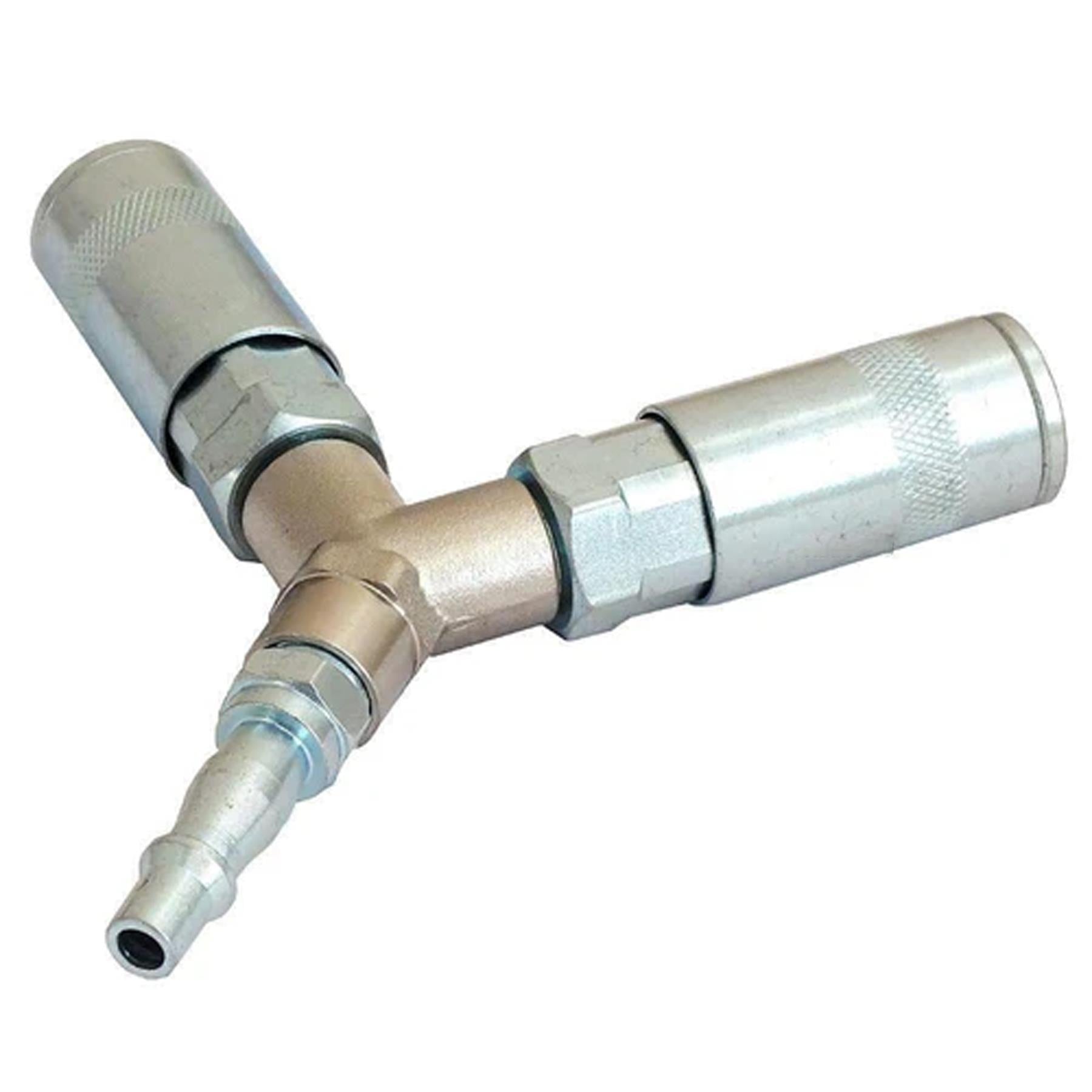 Air Line 3 Way Y Connector 1/4" BSP Hose Airline Splitter Manifold Joint Fitting by Daptez - Image 12