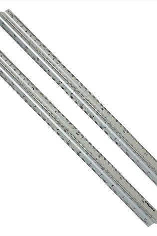 2 x 30cm Triangular Aluminium