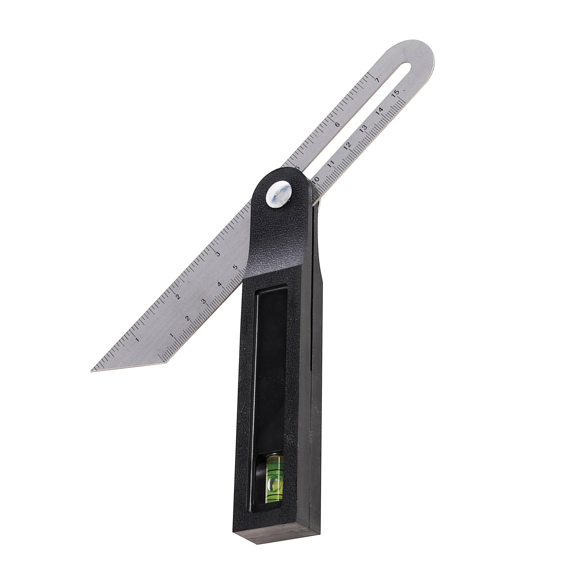 Adjustable Bevel Level Sliding Carpenters Gauge Angle Finder Wood Marking Tool By Dapetz - Image 5