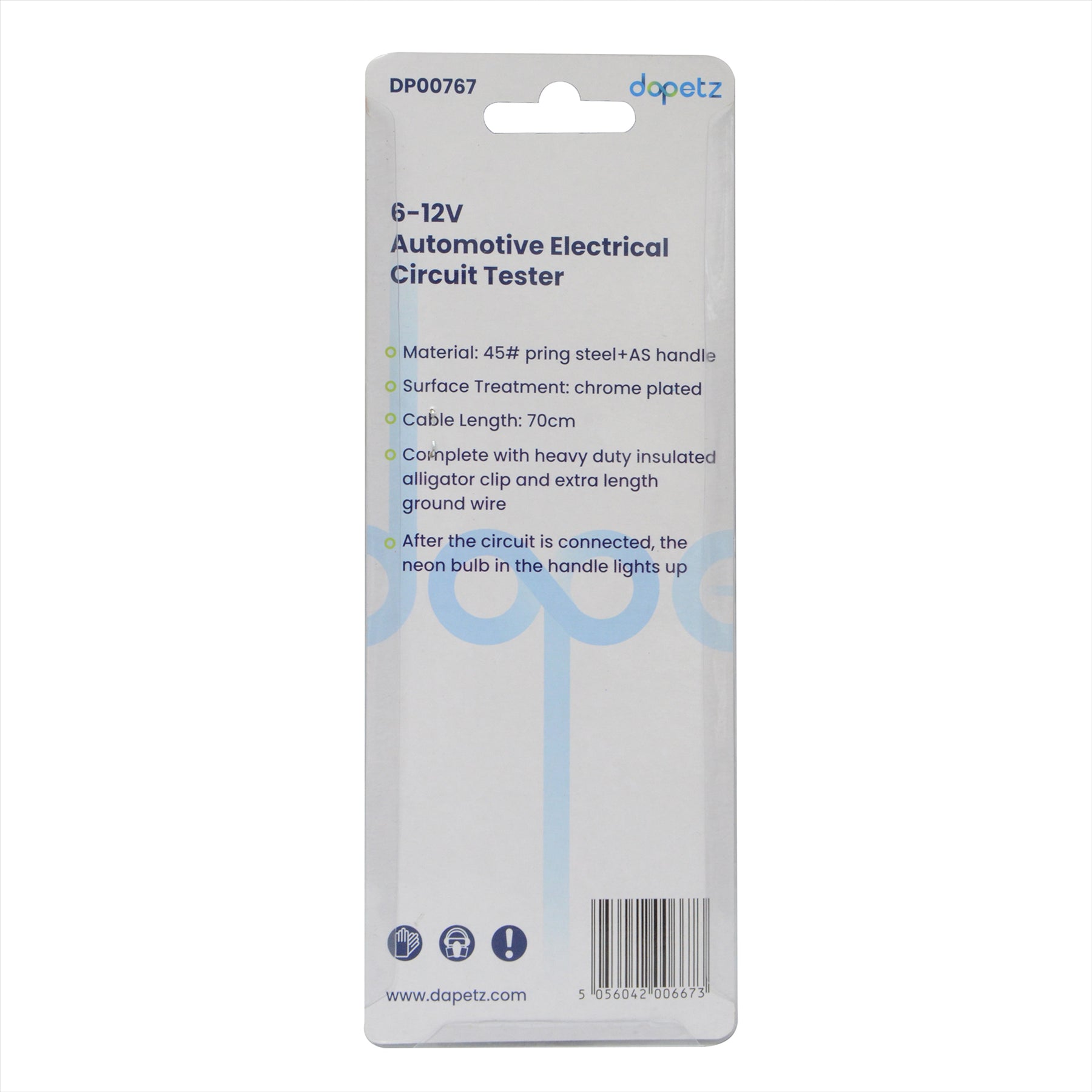 Electrical Test Lamp Circuit 6-12V Automotive Probe Light Dapetz - Image 2