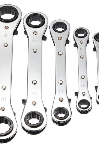Ratcheting Ring Spanner Set