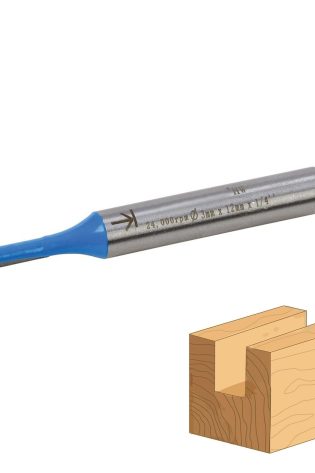 1/4" Shank Straight Metric