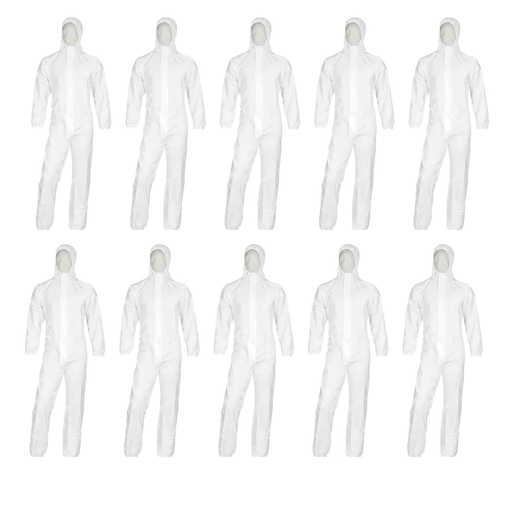 (Pack of 20) Microporous Breathable Coverall Suit with Zip - M Size for Protection by Dapetz - Image 8