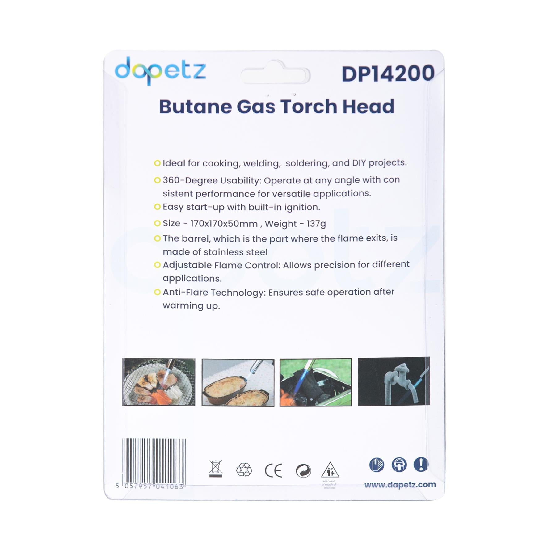 Blow Torch Burner Welding Auto Ignition Soldering BBQ Flame Thrower MultiPurpose - Image 12