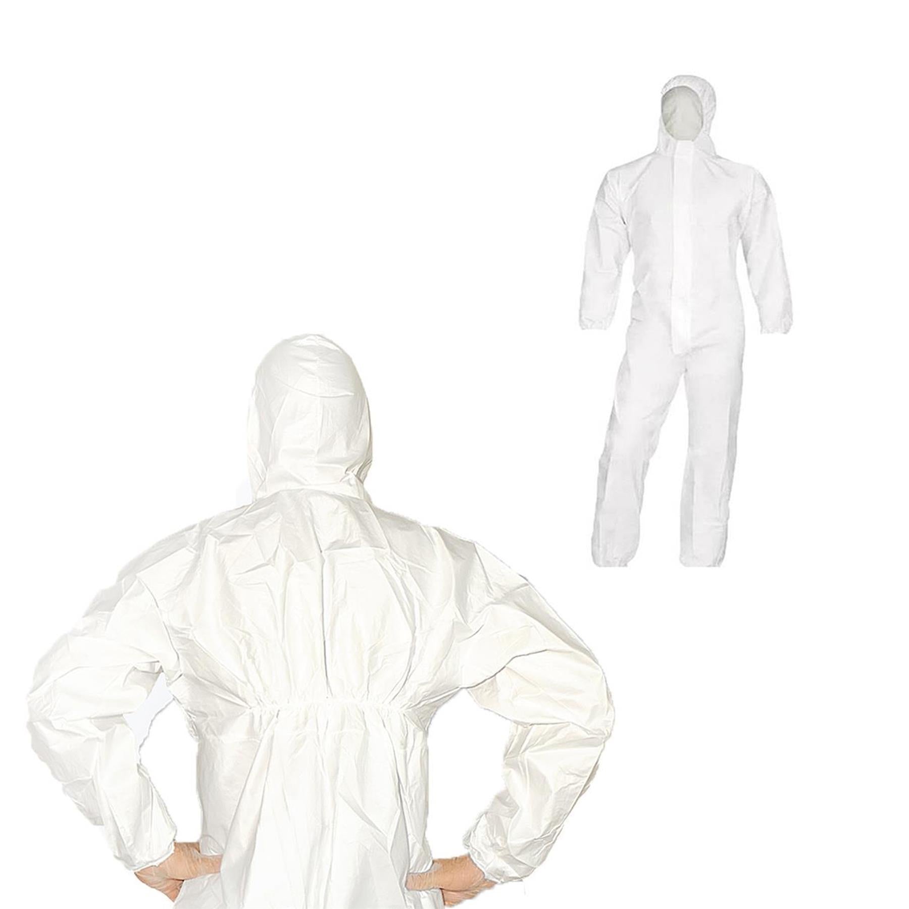 (Pack of 20) Microporous Breathable Coverall Suit with Zip - M Size for Protection by Dapetz - Image 6