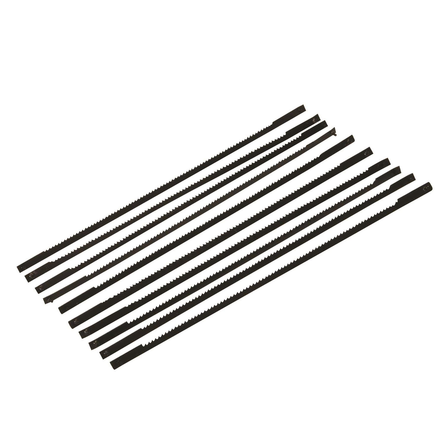 (Pack of 10) Scroll Saw Cutting Blades 21 TPI 130mm Long Pin by Dapetz - Image 2
