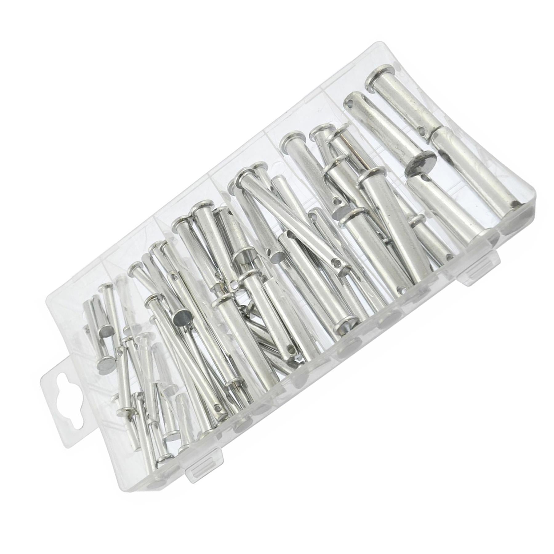 60pc Clevis Pin 5 6 8 10 12 mm Shackle Assorted + Case Farming Sailing - Image 3