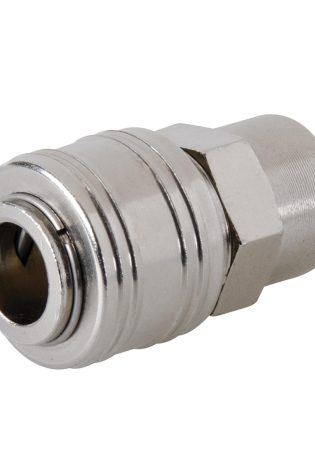 Female Euro Air Line Hose Fitting Connector Quick Release Coupler 1/4" BSP 3Pcs - Dapetz