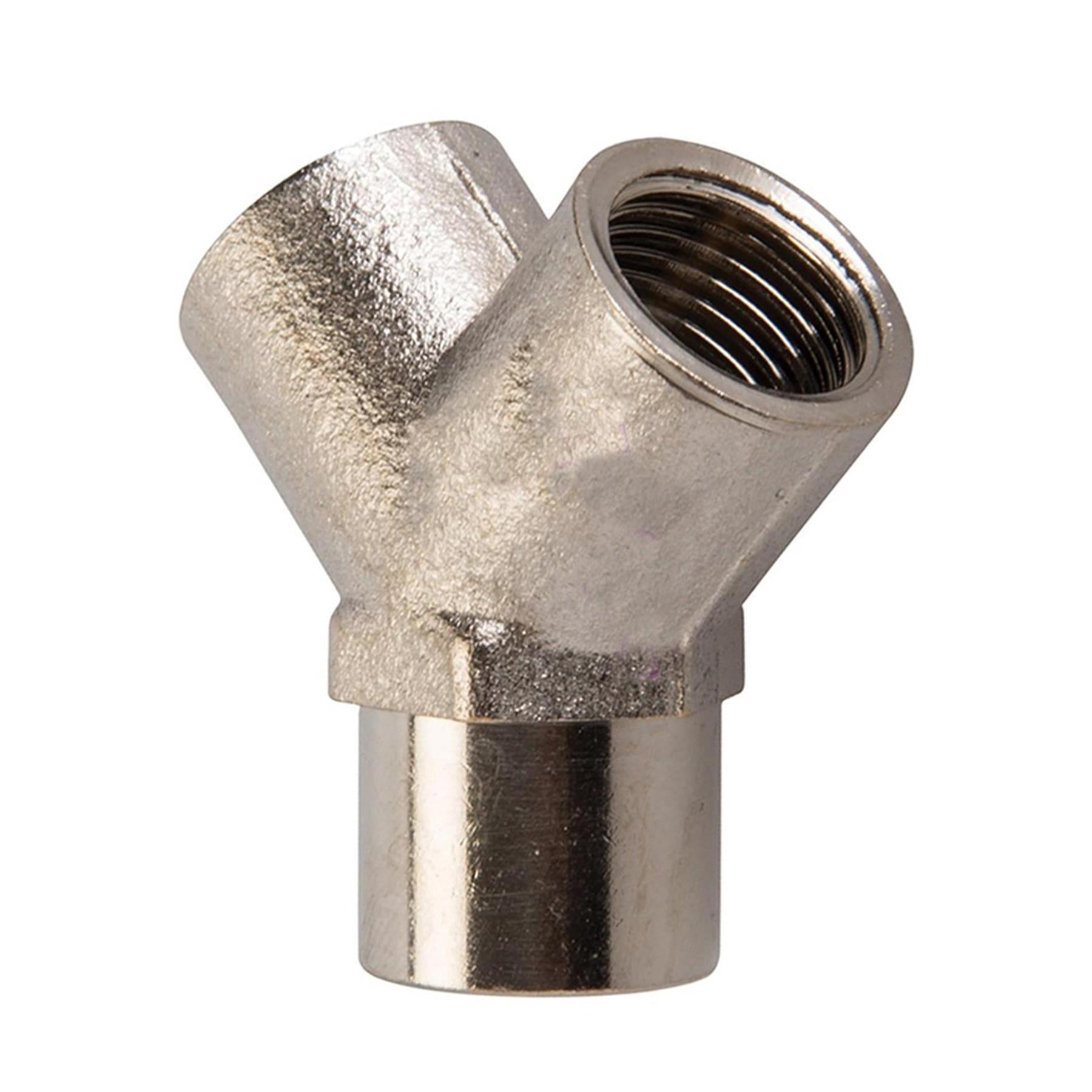 Air Line 3 Way Y Connector 1/4" BSP Hose Airline Splitter Manifold Joint Fitting by Daptez - Image 2