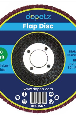 10PCs 4.5" Aluminium Oxide Flap Discs
