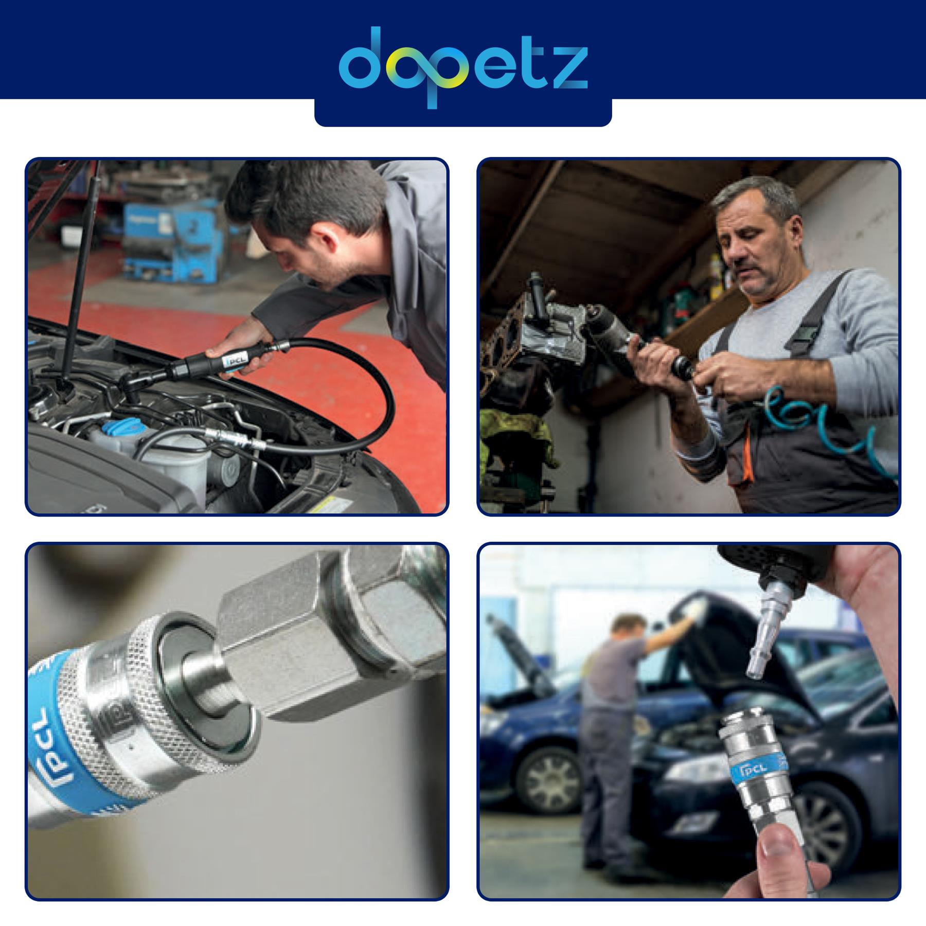 Air Line Hose Fitting Connector Female 1/4" Thread Bayonet For PCL Vertex 10Pcs - Image 3